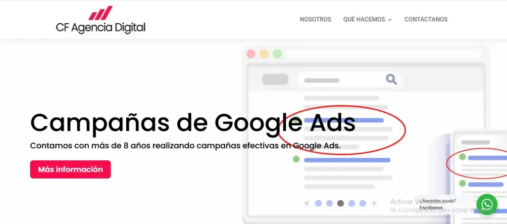 Top 5 Publicidad en Google Ads Cali CF Agencia Digital